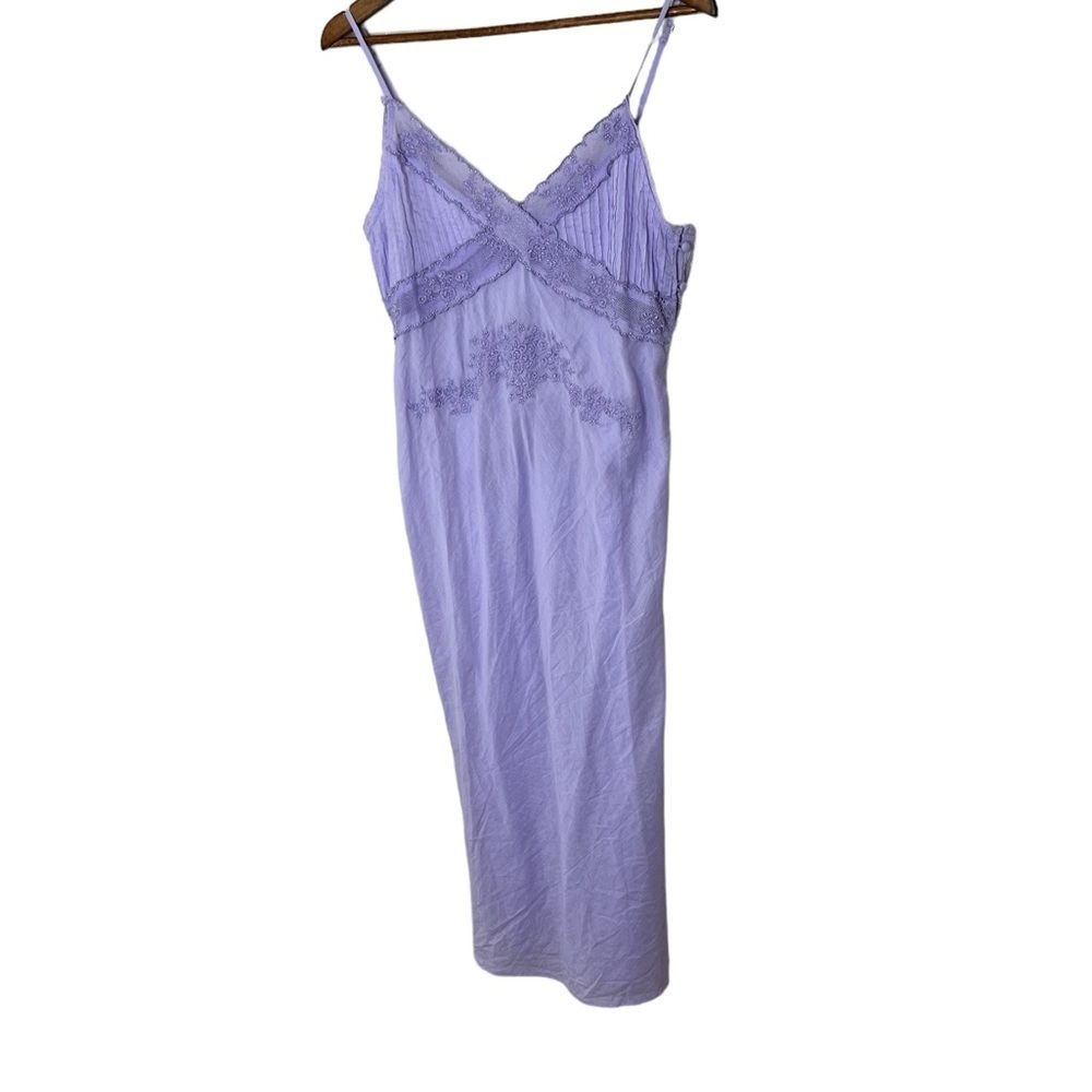 NWOT Free People Intimately Going Steady Lilac Beaded Slip Dress - Picture 4 of 14